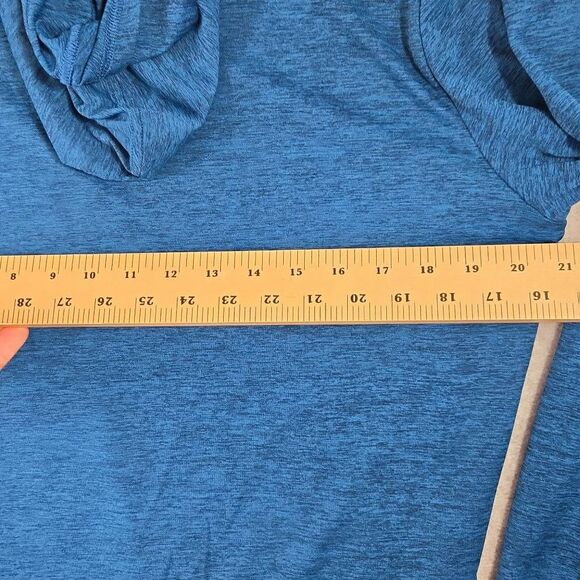 Patagonia Men's Capilene Cool Daily Hoodie 50+ UPF Stretch Blue Medium - Picture 6 of 11